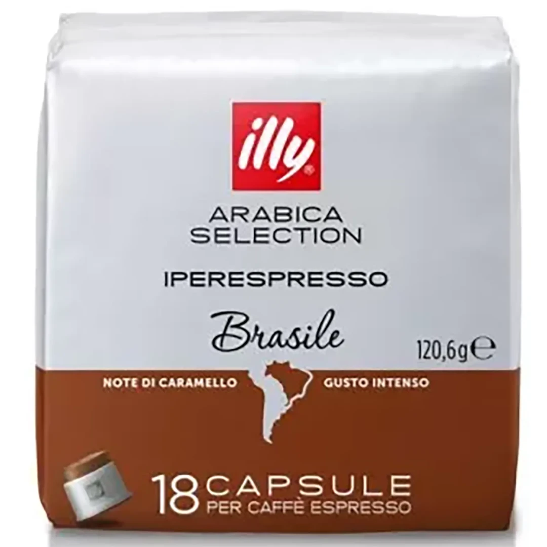 Cafea Illy Arabica 100% Brasile, 108 capsule compatibile Illy Iperespresso Original - 