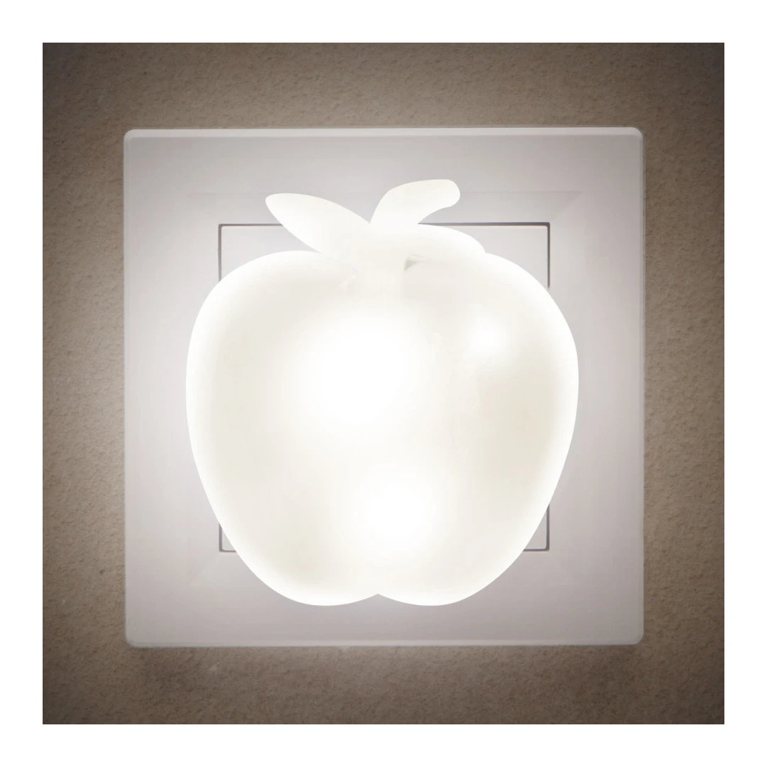 Lumină de veghe model măr (alb cald) - 