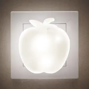 Lumină de veghe model măr (alb cald) - 