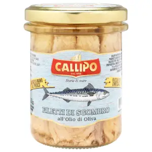 File de macrou in ulei de masline Callipo 195g (borcan) - 