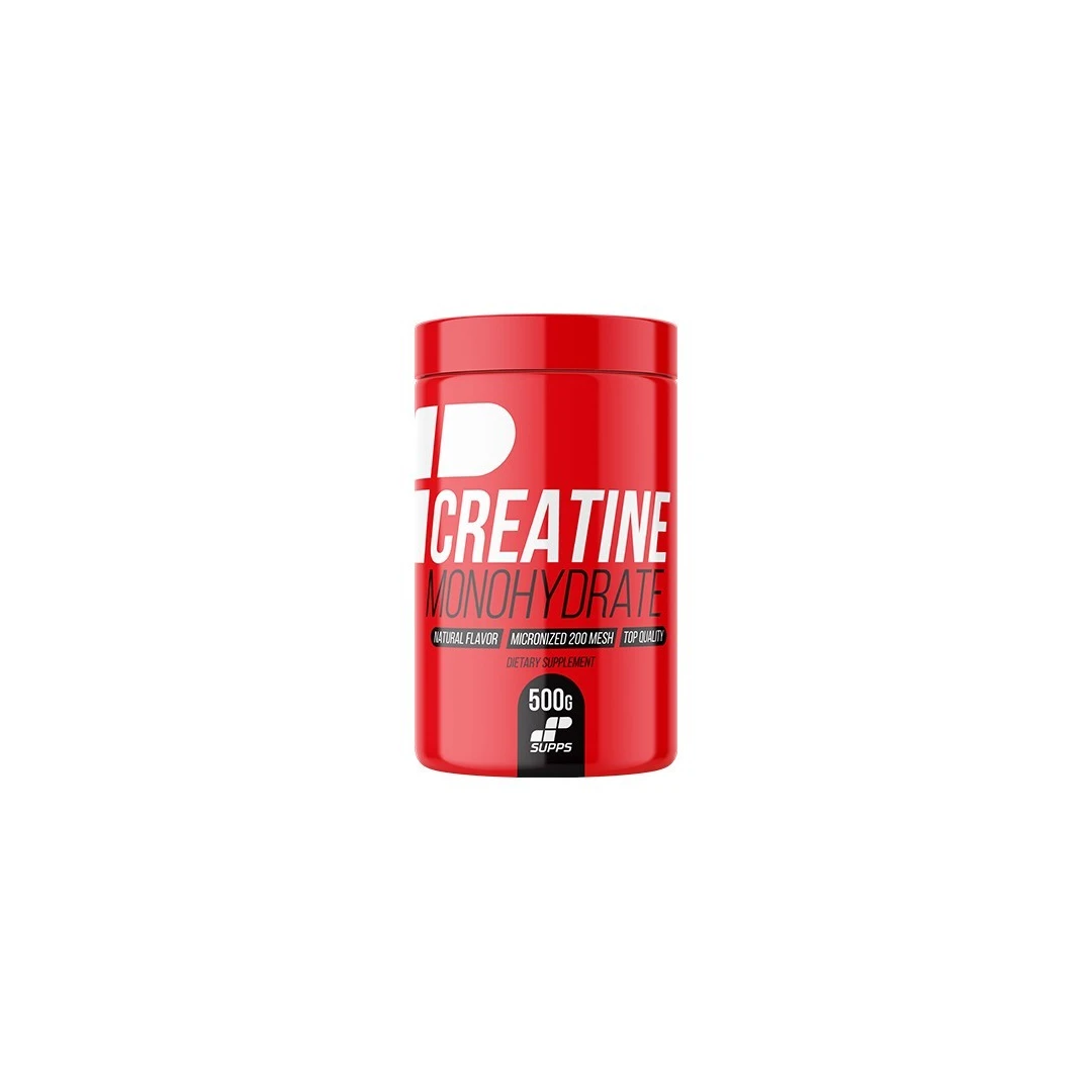 Muscle Power Creatine Monohydrate 200 Mesh + Taurine, 500 grame Natural - 