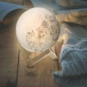 Lampa luna plina 3D - 