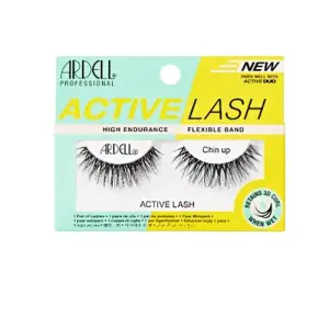 Gene false cu lungime medie tip banda, Ardell Active lashes, chin up - 