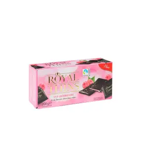 Tablete de ciocolata cu crema fina de zmeura Royal Thins Bohme 200g - 