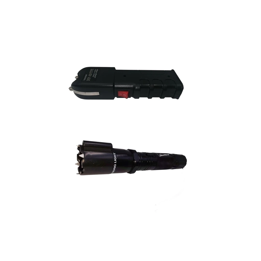 Set autoaparare IdeallStore®, Electrosoc cu laser, lanterna si Electrosoc multifunctional 928 - 