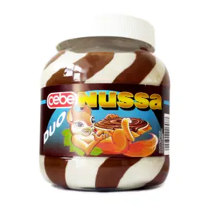 Crema tartinabila de ciocolata Nussa Duo 750g - 