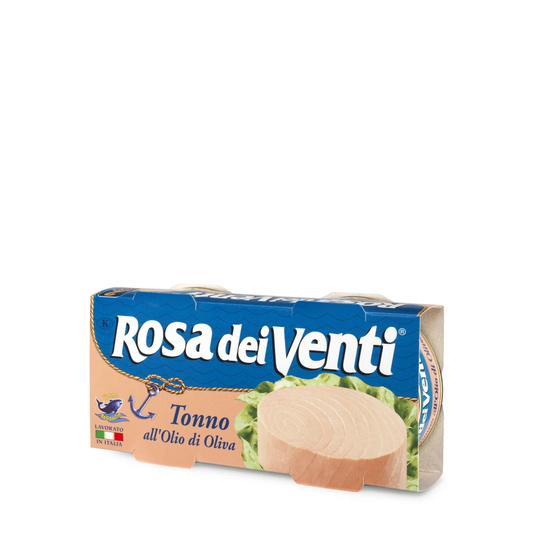 Ton in ulei de masline conserva Rosa Dei Venti 2*160g - 
