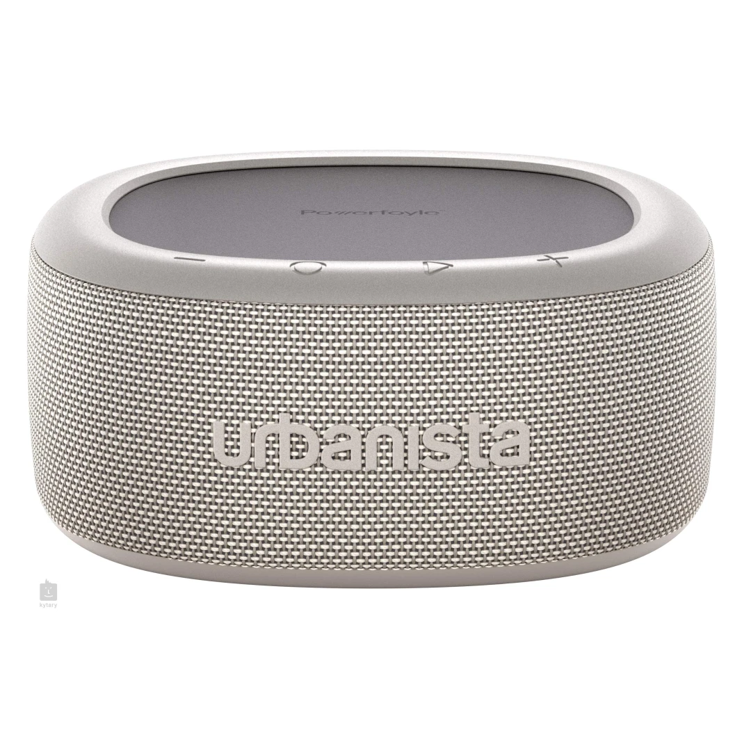 Boxa portabila Urbanista Malibu, True Wireless, incarcare solara/USB-C, 20W, Bluetooth 5.2, IP67, gri - 