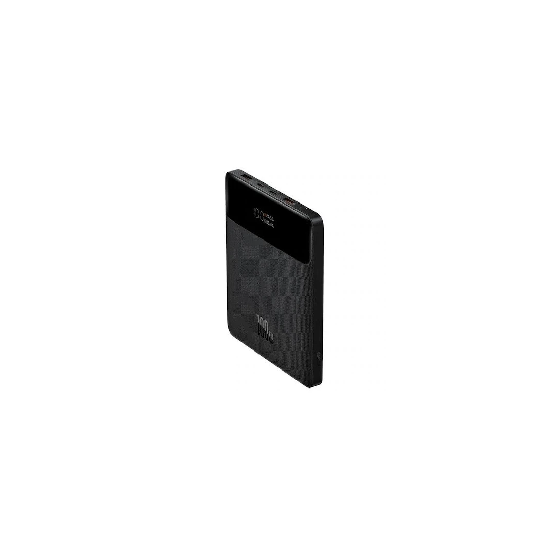 POWER BANK Baseus Bipow Digital Display, 20000mAh, PD 100W, ultra thin, 2 x USB; 2 x USB Type-C, display digital pt. status baterie, total 5A, black, PPDGL-01 - 