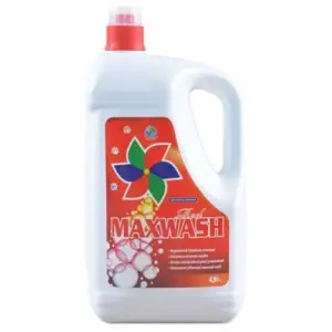 Detergent lichid, MaxWash Red, pentru rufe culor si albe, 4.9 Litri - 