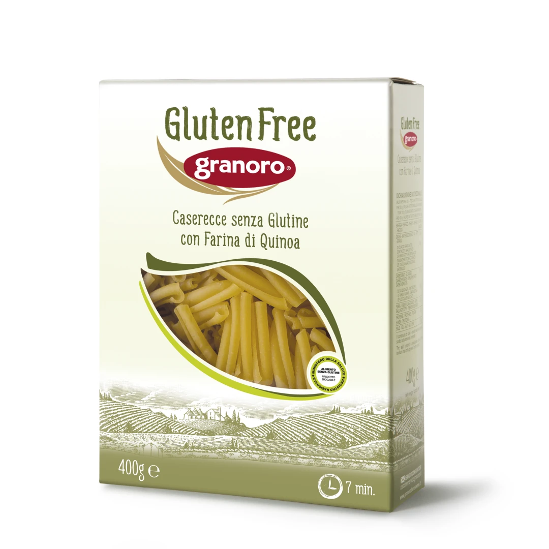 Paste Caserecce fara gluten cu faina de quinoa Granoro 400g - 