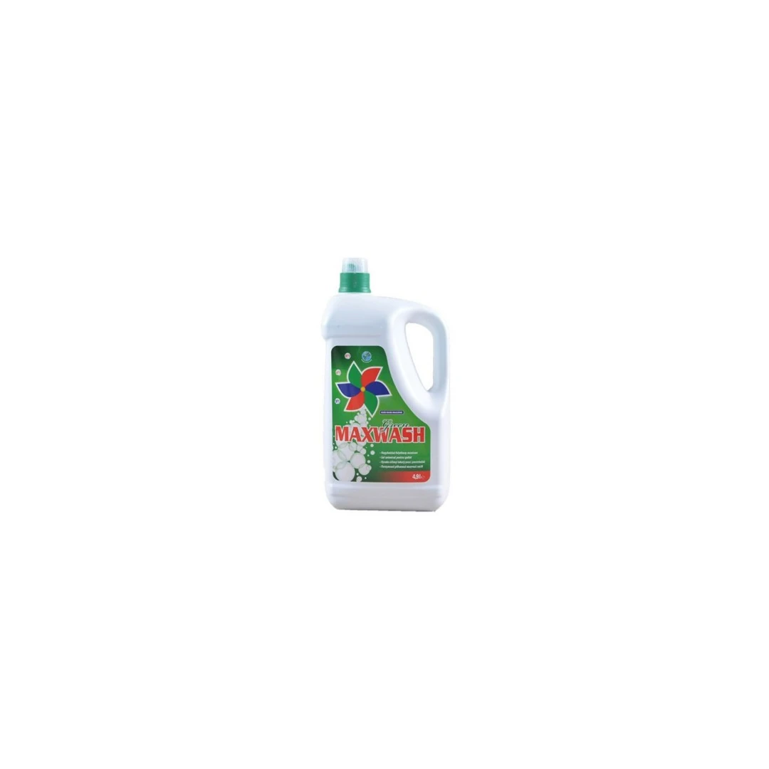 Detergent lichid, MaxWash Green, pentru rufe albe, 4.9 Litri - 