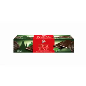 Tablete de ciocolata cu crema fina de menta Royal Mints Bohme 300g - 