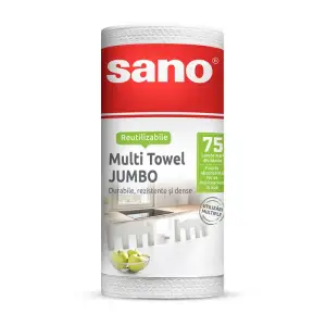 Prosop din hartie Sano Multi Towel Extra Large, 75 prosoape - 