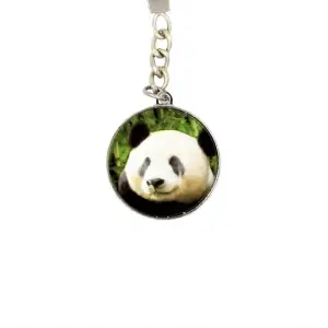 Breloc otel inoxidabil imagine animalut Panda - 