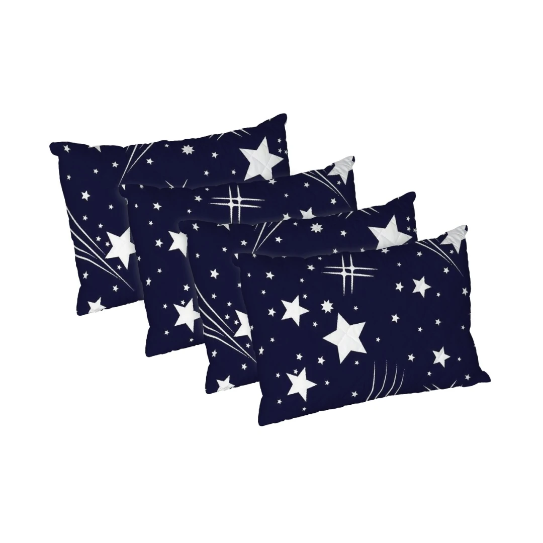 Set 4 perne Estrellas, microfibra matlasata, 50x70 cm - 