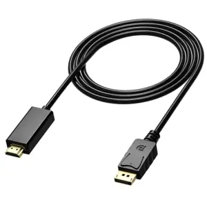 Cablu Adaptor DisplayPort la HDMI pentru Laptop/PC, Lungime 1.8 m, 10.8Gb/s - Negru - 