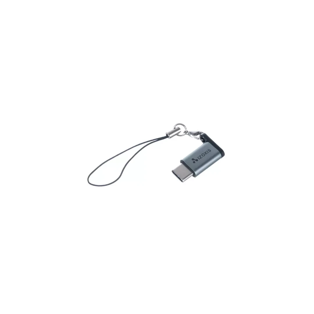 Adaptor Micro USB la USB Type-C cu viteza de transfer date 480 Mbps - Argintiu - 