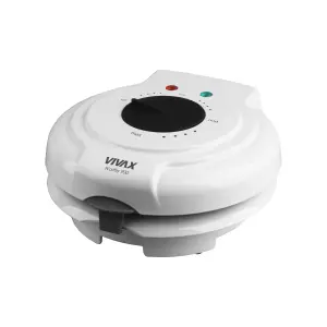 Aparat waffe Vivax WM-900WH, 900W, 5 forme, termostat, indicator luminos, protectie supraincalzire, suprafata antiaderenta, alb - 