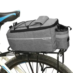 Geanta termica pentru bicicleta, Montare pe portbagaj, Gri - Gri - 