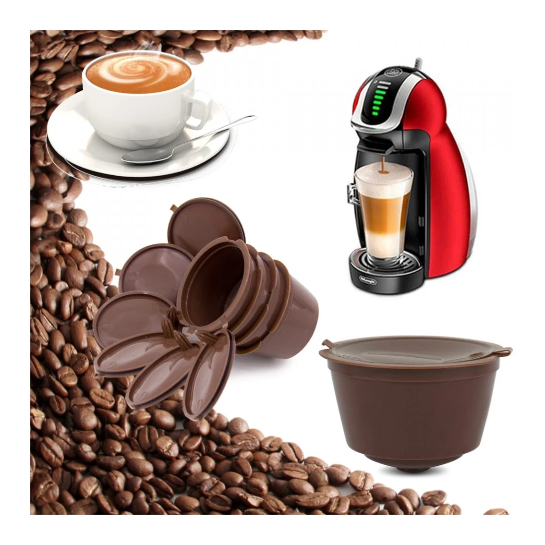 Set 5 capsule reutilizabile pentru Aparatele de Cafea Dolce Gusto (Espressoare - 