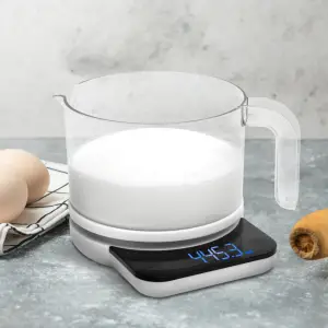 Dozator și cântar digital de bucătărie - 2 x AAA - 800 ml - 