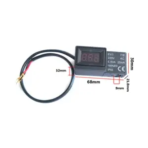 Bobina cu afisaj electronic pentru electrovalva universala 220V CH111 Mod.34 (L) - 