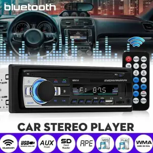 Player Auto, 4 x 60W cu  Bluetooth, Telefon, Radio, MP3, AUX, Card MicroSD, Telecomanda - 