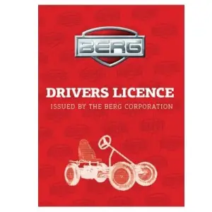 Permis - Berg driver license - Permis de condicere pentru karturi cu pedale BERG