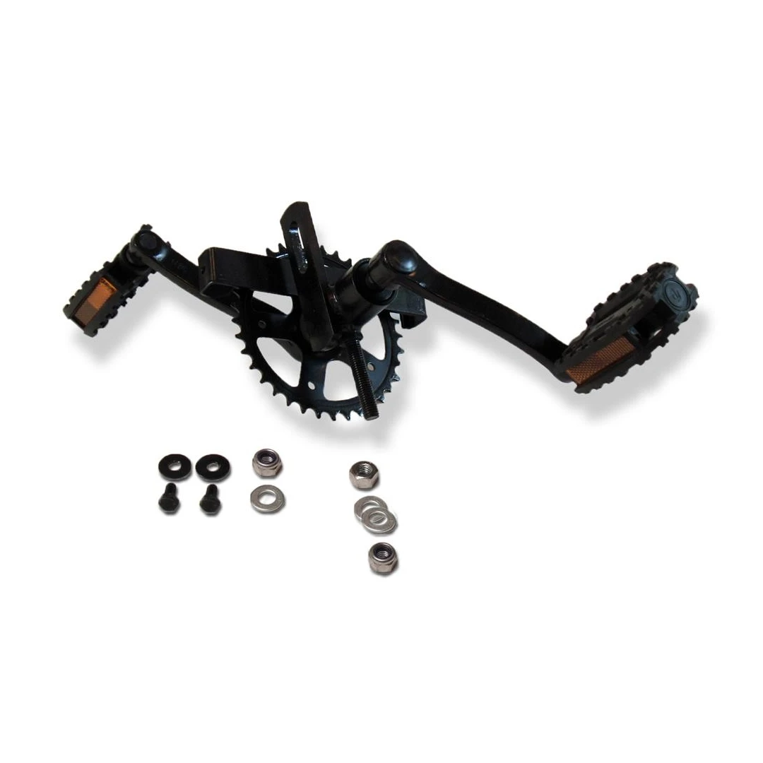 Set pedale + foaie XL frame - Set pedale cadru XL pentru kart cu pedale BERG