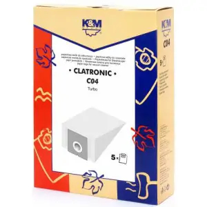 Sac aspirator Clatronic BS 1222, 1230 hartie, 5X saci, K&M - 