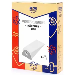 Sac aspirator KARCHER 2101, hartie, 5X saci, K&M - 