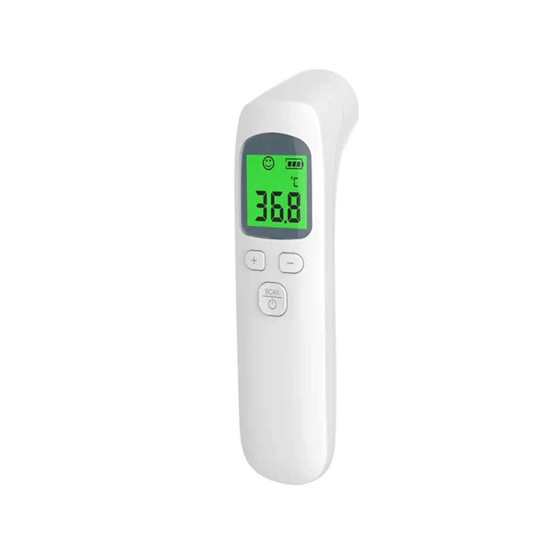 Termometru Avizat Medical Vilego, KWL-F01 tehnologie non contact cu infrarosu, masurare rapida, de mare precizie, memorie display LCD, alb - 