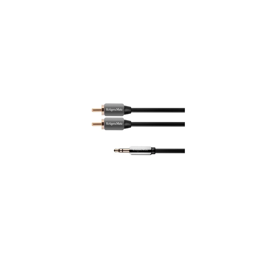 Cablu 3.5-2rca 1.0m Kruger&matz - 