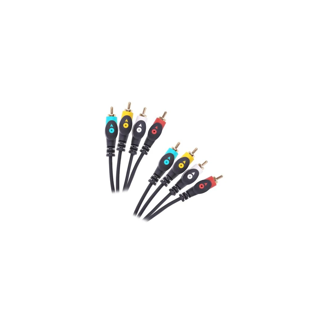 Cablu 4rca-4rca 3m Cabletech Economic - 