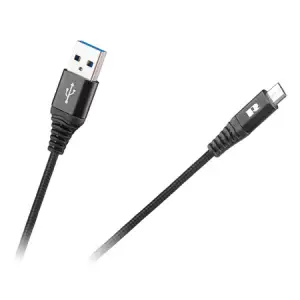 Cablu Usb-micro Usb 0.5 Rebel Negru - 