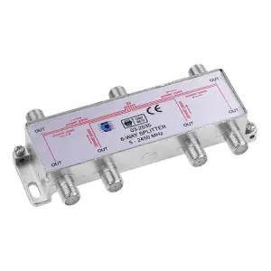 Splitter 6 Cai Power Pass 5-2450 Mhz - 