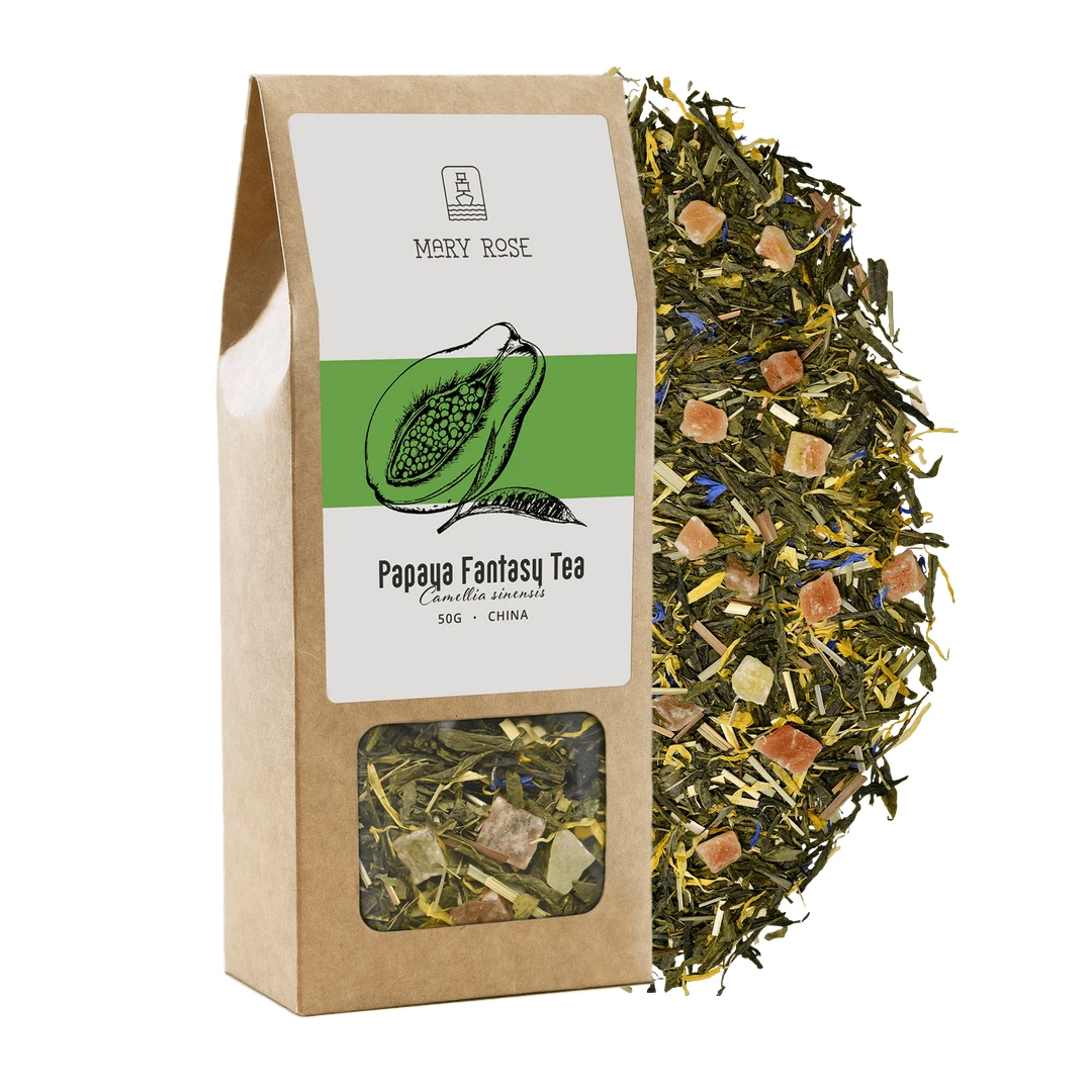 Mary Rose - Papaya Fantasy Green Tea - 50g - 