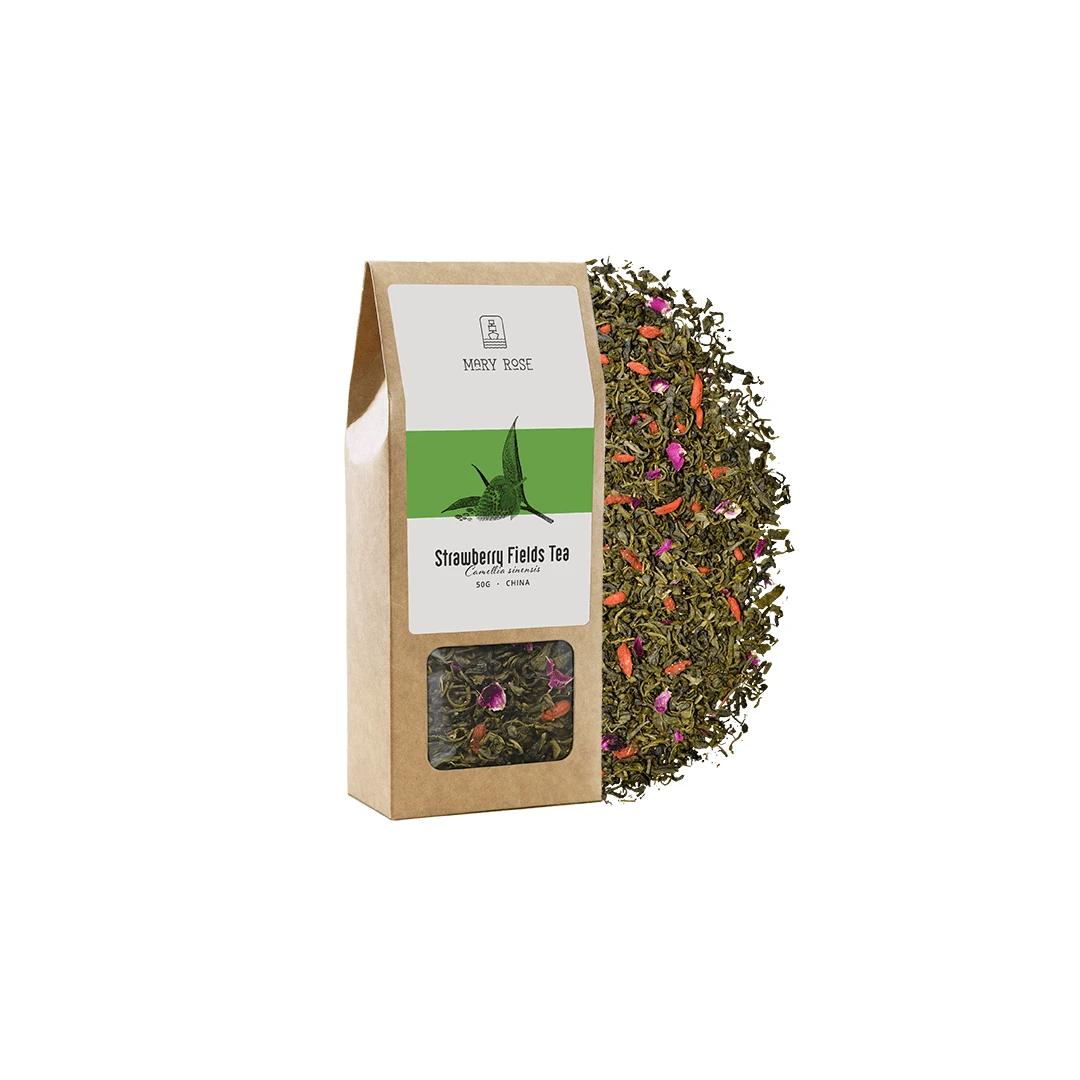 Mary Rose - Ceai verde Strawberry Fields - 50g - 