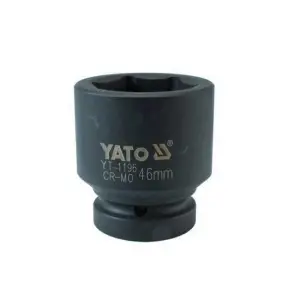 Cheie hexagonala tubulara de impact Yato YT-1196, prindere 1”, 46 mm - 