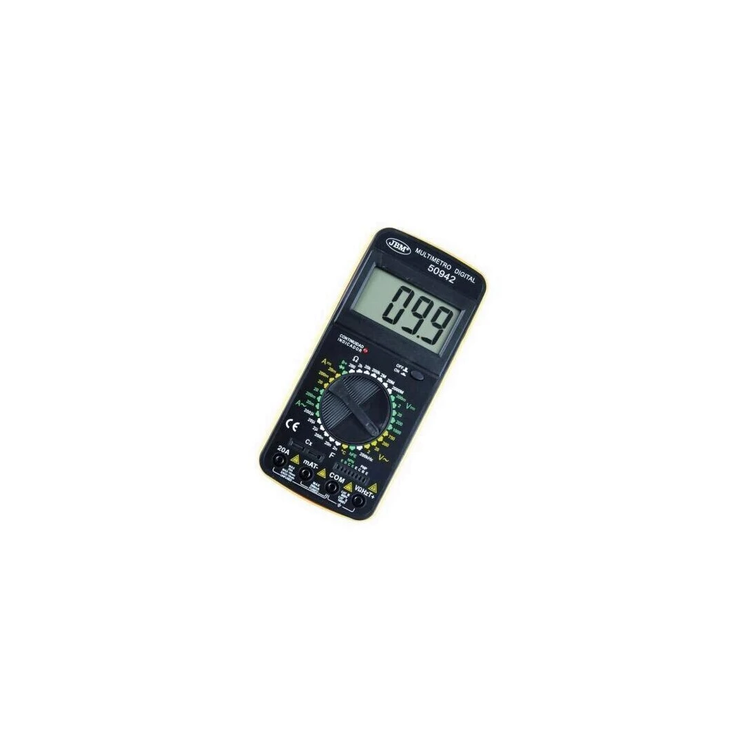 Multimetru digital JBM 53942, sonda de temperature, 20 A - 
