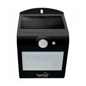 Reflector LED cu panou solar, cu senzor de miscare, negru Home FLP 2/BK Solar, 1200 mAh - 