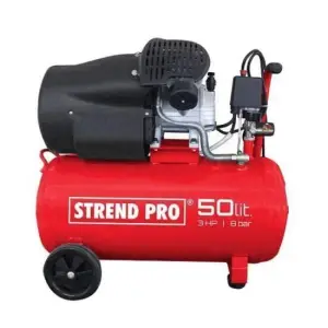 Compresor de aer Strend Pro Premium HSV-50-08, putere 2.2 kW, 50 L, 2 pistoane - 