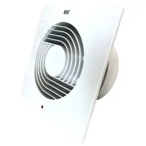 Ventilator axial de perete, Horoz Fan 120-Alb, debit 120 m3/h, diametru 120 mm, 15W - 
