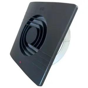 Ventilator axial de perete, Horoz 100-Fume, debit 100 m3/h, diametru 100 mm, 12W - 