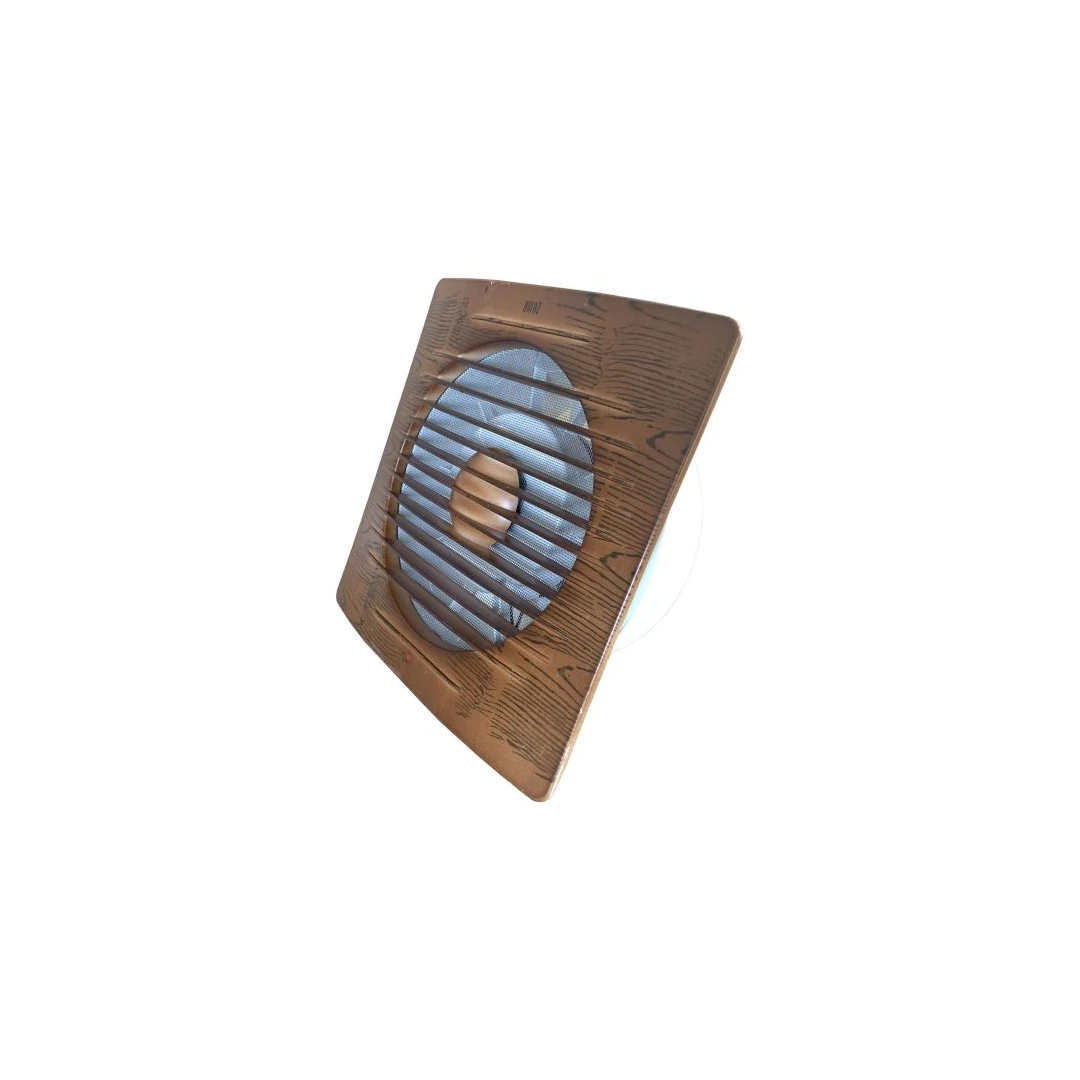 Ventilator axial de perete, Helix 100-Walnut, debit 100 m3/h, diametru 100 mm, 12W - 