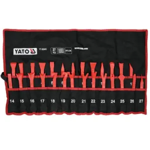 Kit pentru demontare tapiterie Yato YT-08443, 27 piese, in husa transport - 