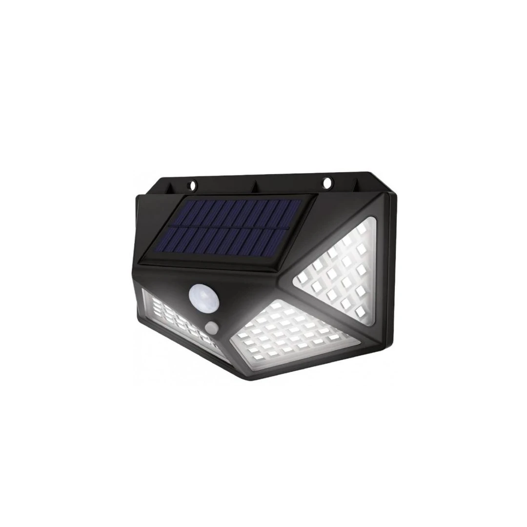 Lampa solara Strend Pro SL6251, 100x LED, cu senzor de miscare, 200 lm, lumina rece - 