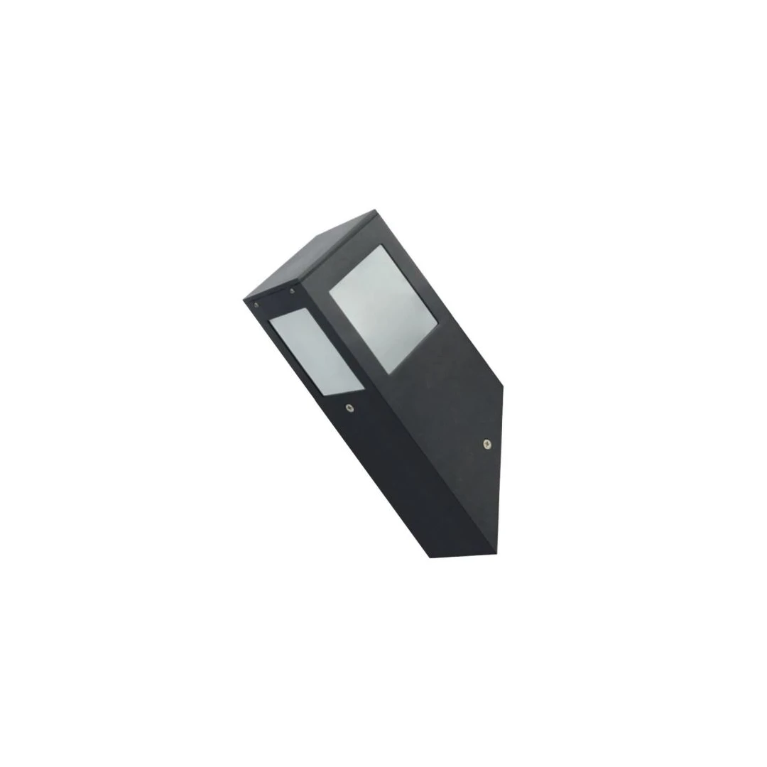 Lampa de gradina Kavak SQ-1, corp aluminiu, de perete, 300x90 mm, negru, IP44 - 