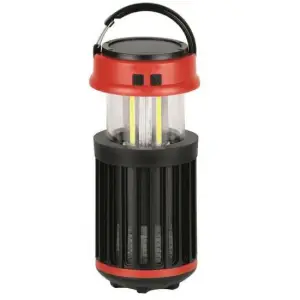 Lampa camping Strend Pro, functie impotriva insectelor si tantarilor, solar, USB, 15x86 cm, 5W - 